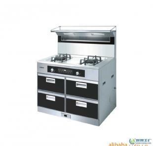 潮邦環保灶,集調味架,油煙機,消毒柜,儲藏柜,燃氣灶為一體_家用電器_世界工廠網中國產品信息庫